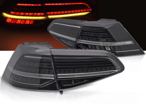 LAMPY TYLNE LED SEQ VW GOLF 7 13-19 SMOKE
