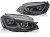LAMPY PRZEDNIE REFLEKTORY BLACK VW GOLF 7 14-17 FULL LED