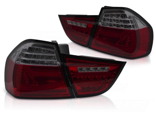 LAMPY TYLNE RED SMOKE SEQ BMW SERII 3 E90 09-11