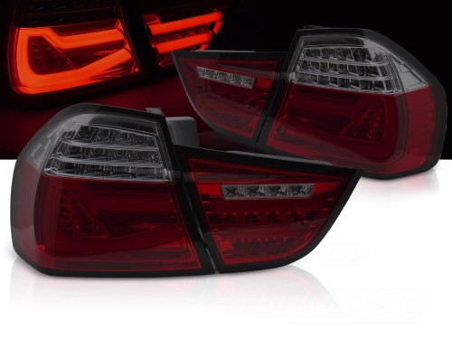 LAMPY TYLNE RED SMOKE SEQ BMW SERII 3 E90 09-11