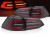 LAMPY TYLNE VW GOLF 7 17-19 KOMBI LED BLACK RED