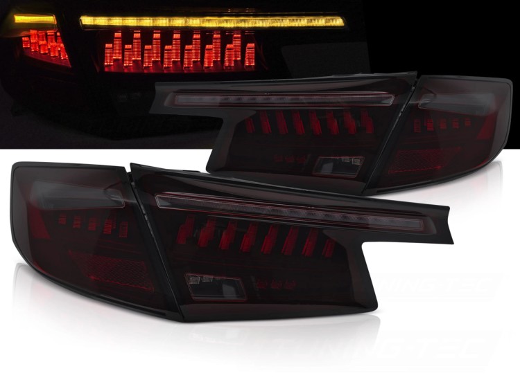 LAMPY TYLNE RED SMOKE HONDA CIVIC XI 21+ HATCHBACK LED
