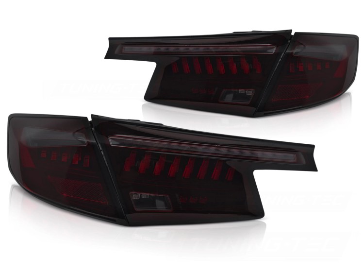 LAMPY TYLNE RED SMOKE HONDA CIVIC XI 21+ HATCHBACK LED