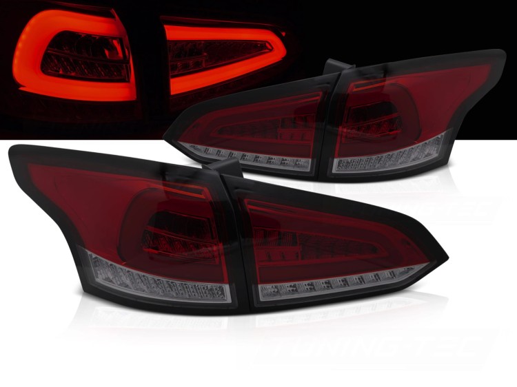 LAMPY TYLNE RED SMOKE SEQ FORD FOCUS MK 3 KOMBI 11-18