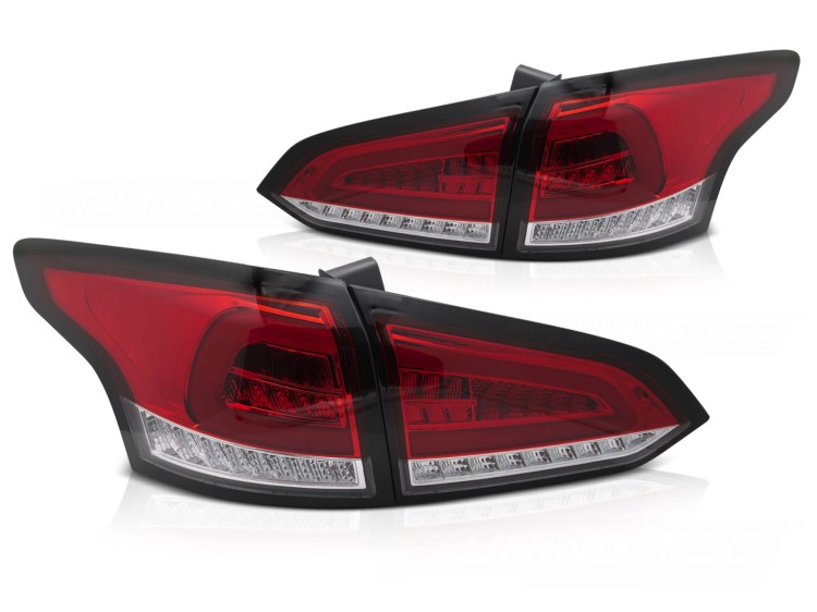 LAMPY TYLNE RED WHITE SEQ FORD FOCUS MK 3 KOMBI 11-18 LED