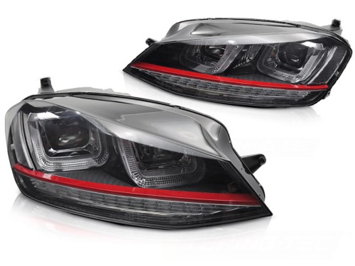 LAMPY PRZEDNIE REFLEKTORY RED LINE VW GOLF 7 13-17 LED