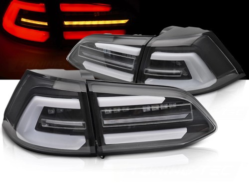 LAMPY TYLNE BLACK SEQ VW GOLF 7 13-17 KOMBI LED