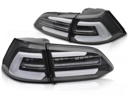 LAMPY TYLNE BLACK SEQ VW GOLF 7 17-19 KOMBI LED