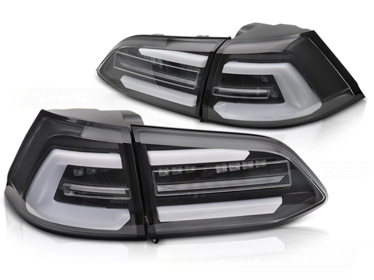 LAMPY TYLNE BLACK SEQ VW GOLF 7 17-19 KOMBI LED