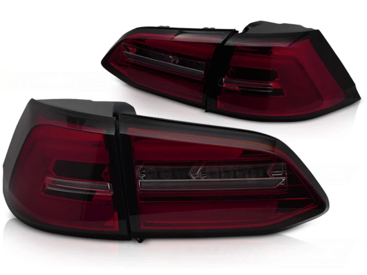 LAMPY TYLNE RED SMOKE SEQ VW GOLF 7 17-19 KOMBI LED