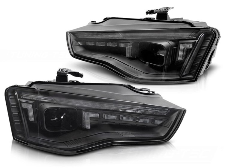 LAMPY PRZEDNIE REFLEKTORY BLACK SEQ AUDI A5 11-16 FULL LED