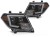 LAMPY PRZEDNIE REFLEKTORY NISSAN FRONTIER 10-14 TUBE LIGHTS BLACK