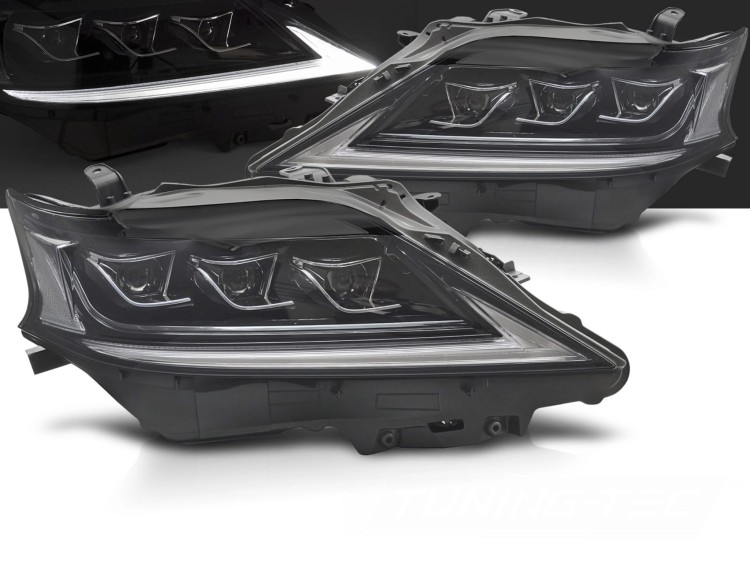 LAMPY PRZEDNIE REFLEKTORY LEXUS RX 12-15 LED BLACK
