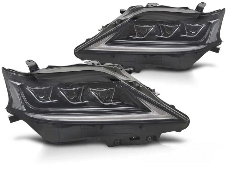 LAMPY PRZEDNIE REFLEKTORY LEXUS RX 12-15 LED BLACK