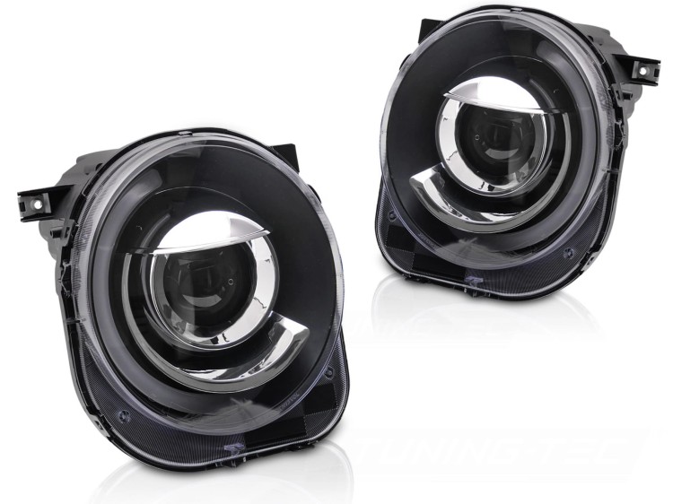 LAMPY PRZEDNIE REFLEKTORY LED BLACK JEEP RENEGADE 14+
