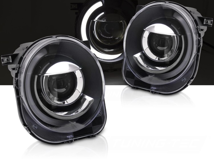 LAMPY PRZEDNIE REFLEKTORY LED BLACK JEEP RENEGADE 14+