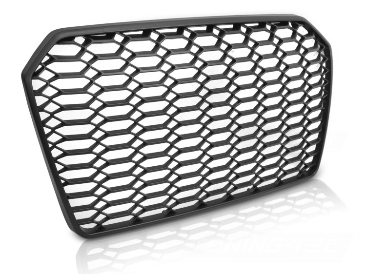 GRILL ATRAPA PLASTER MIODU AUDI A6 C7 14-18 CZARNY MATT