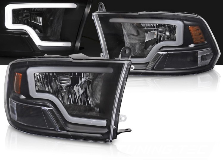 LAMPY PRZEDNIE REFLEKTORY DODGE RAM 09-18