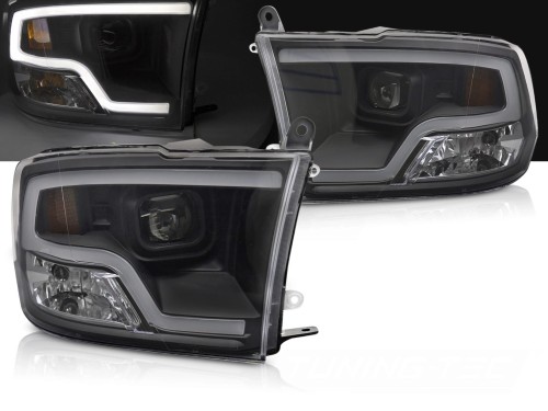 LAMPY PRZEDNIE REFLEKTORY DODGE RAM 09-18 LED