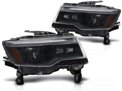 LAMPY PRZEDNIE REFLEKTORY XENON LED JEEP GRAND CHEROKEE 14-21 BLACK
