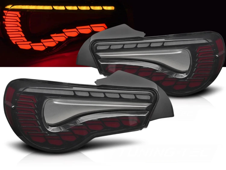 LAMPY TYLNE TOYOTA GT86 12-21 OLED SMOKE