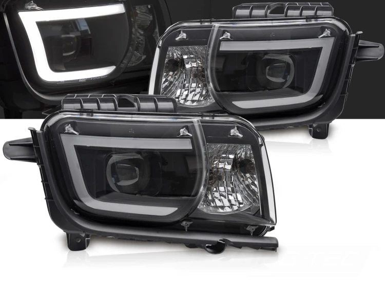 LAMPY PRZEDNIE REFLEKTORY CHEVROLET CAMARO 09-13 BLACK