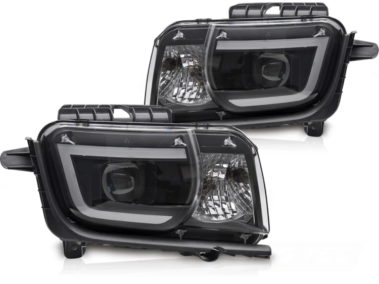 LAMPY PRZEDNIE REFLEKTORY CHEVROLET CAMARO 09-13 BLACK