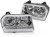 LAMPY PRZEDNIE REFLEKTORY CHRYSLER 300 05-08 CHROM LED