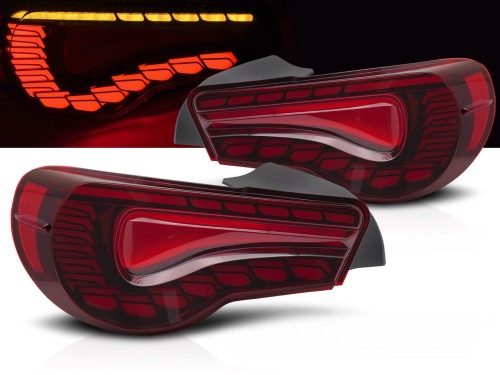 LAMPY TYLNE TOYOTA GT86 12-21 OLED RED