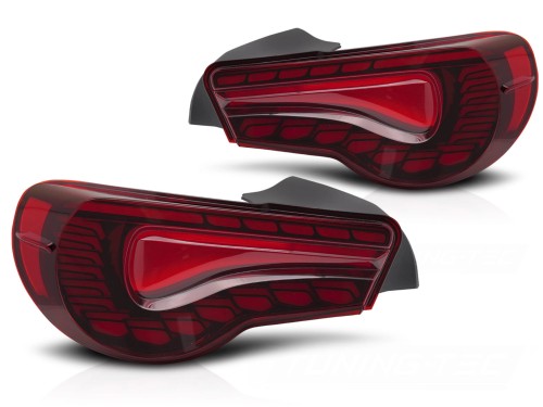 LAMPY TYLNE TOYOTA GT86 12-21 OLED RED