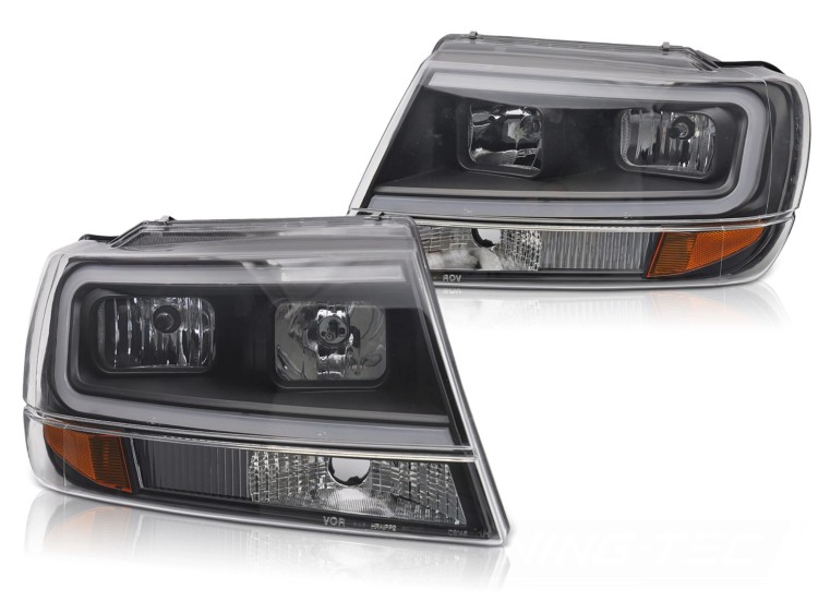 LAMPY PRZEDNIE REFLEKTORY JEEP GRAND CHEROKEE 99-05.05