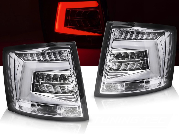 LAMPY TYLNE CHROME SKODA OCTAVIA III 12-20 OEM BULB