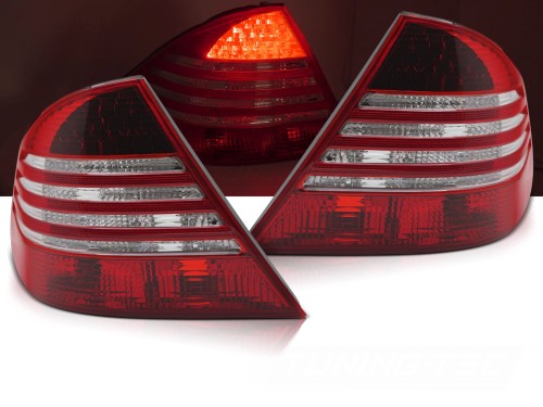 LAMPY TYLNE RED WHITE MERCEDES W220 S-KLASA 09.98-05.05