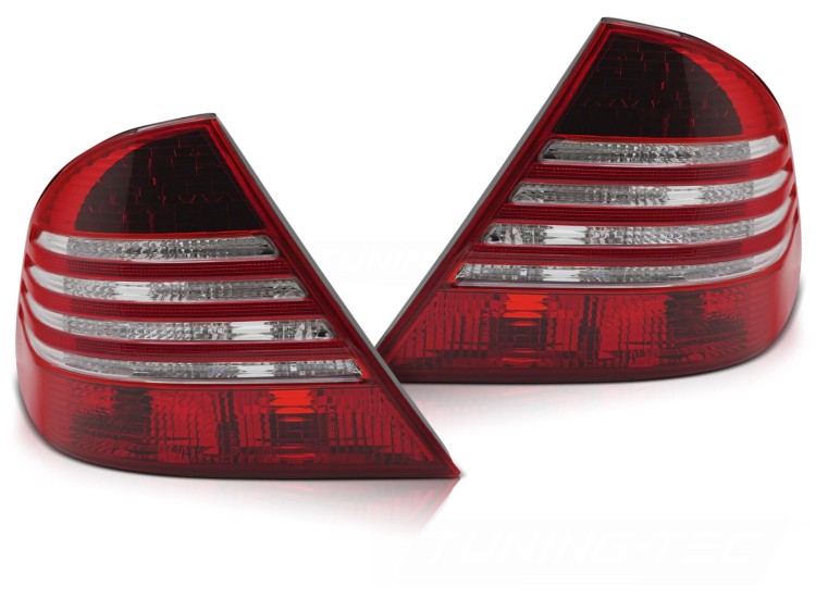 LAMPY TYLNE RED WHITE MERCEDES W220 S-KLASA 09.98-05.05