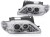 LAMPY PRZEDNIE REFLEKTORY CITROEN XSARA 97-00 ANGEL EYES CHROME