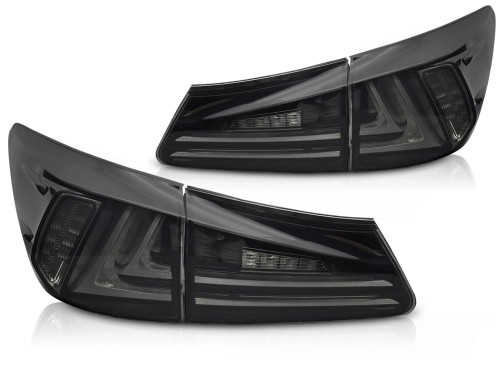 LAMPY TYLNE LED SMOKE LEXUS IS II 06-13