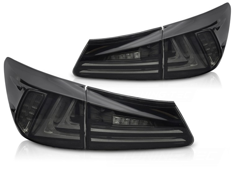 LAMPY TYLNE LED SMOKE LEXUS IS II 06-13