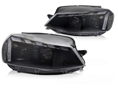 LAMPY PRZEDNIE REFLEKTORY VW GOLF 7 17-19 LED BLACK