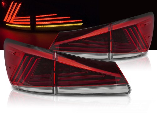 LAMPY TYLNE RED LED SQL LEXUS IS II 06-13