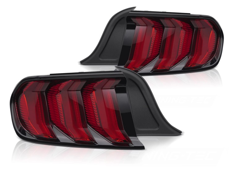 LAMPY TYLNE FORD MUSTANG 14-22 RED LED