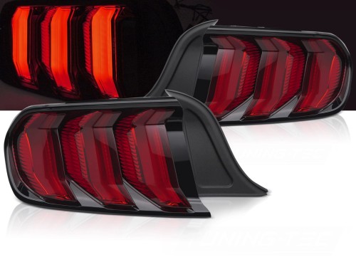 LAMPY TYLNE FORD MUSTANG 14-22 RED LED