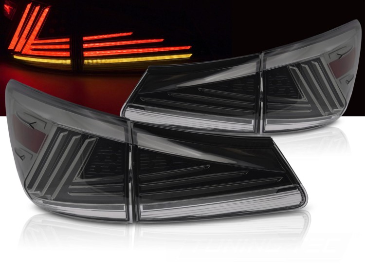 LAMPY TYLNE SMOKE LED SQL LEXUS IS II 06-13