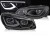LAMPY PRZEDNIE REFLEKTORY BLACK VW GOLF 6 08-13