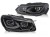 LAMPY PRZEDNIE REFLEKTORY BLACK VW GOLF 6 08-13