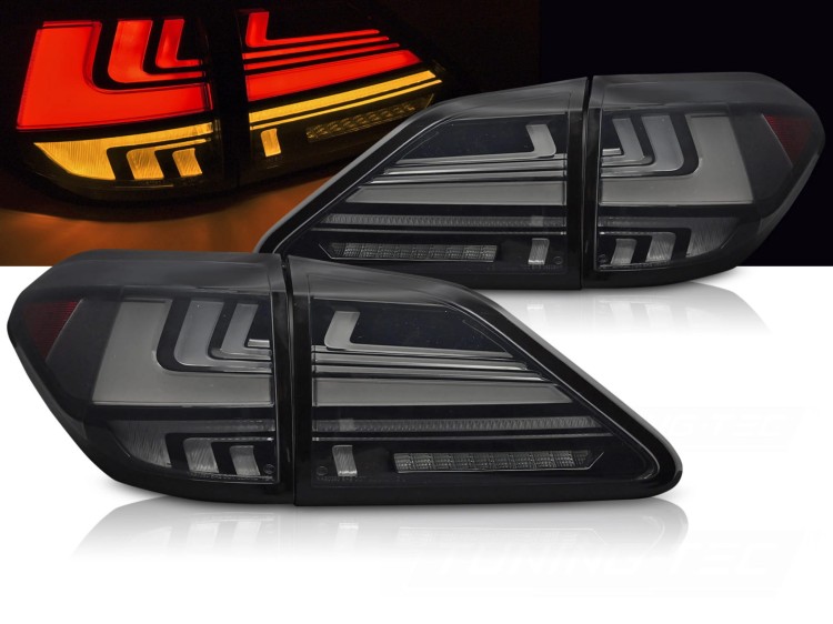 LAMPY TYLNE LEXUS RX III 350 09-12 SMOKE LED