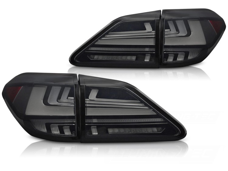 LAMPY TYLNE LEXUS RX III 350 09-12 SMOKE LED