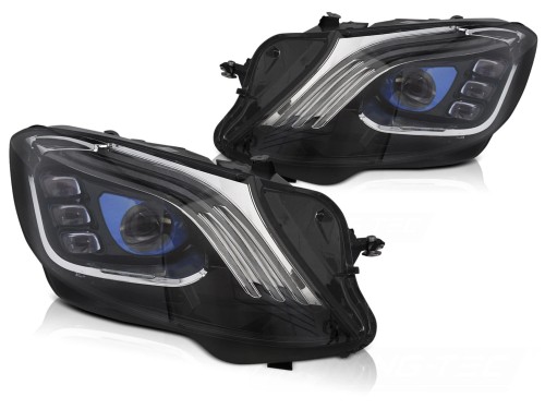 LAMPY PRZEDNIE REFLEKTORY BLACK MERCEDES S KLASA W222 13-17 FULL LED