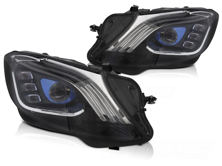 LAMPY PRZEDNIE REFLEKTORY BLACK MERCEDES S KLASA W222 13-17 FULL LED