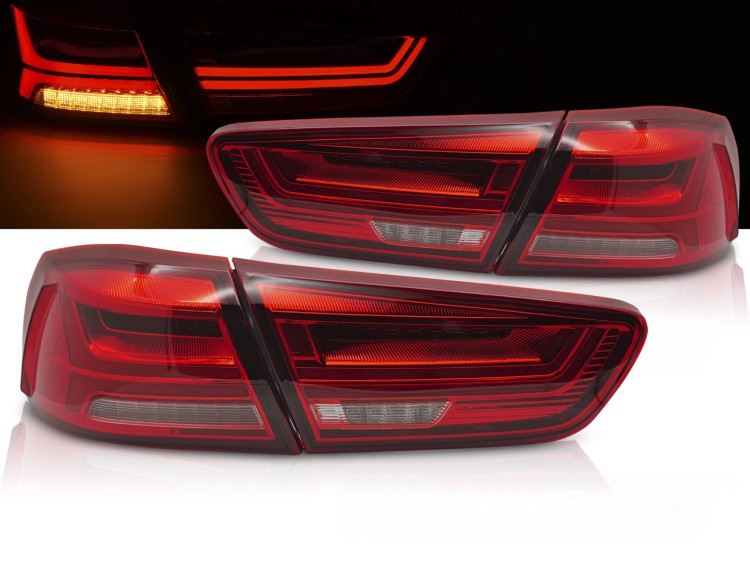 LAMPY TYLNE MITSUBISHI LANCER 8 SEDAN 08-16 RED LED