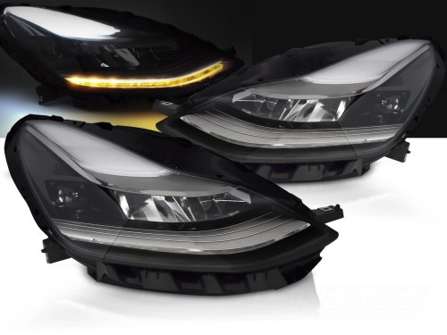 LAMPY PRZEDNIE REFLEKTORY LED TESLA MODEL 3 17-23